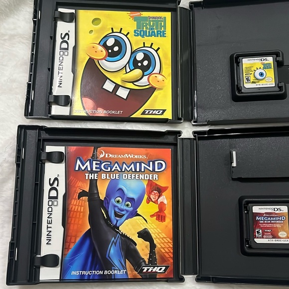 Nintendo DS games SpongeBob Truth or Square & Megamind The Blue Defender - Picture 3 of 4